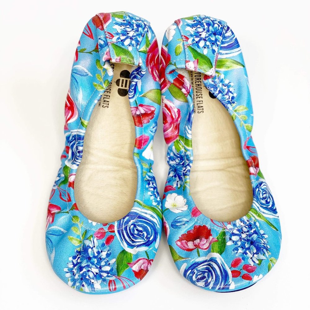 Storehouse Flats Freedom Floral Light Blue